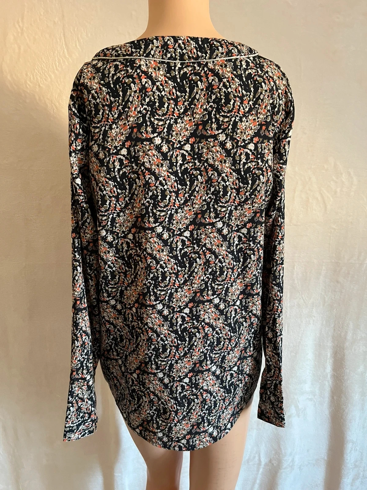 Chique bedrukte vloeiende blouse – bohemien stijl & trend – photo 3